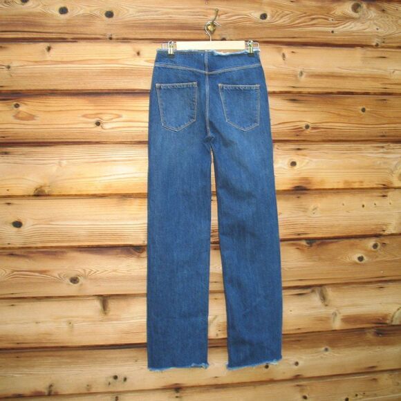 Rebecca Taylor High Rise Wide Leg Jeans - Picture 7 of 11